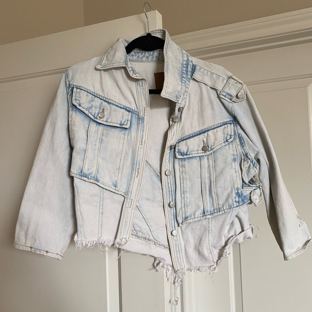 Vintage Light Wash Denim Jacket